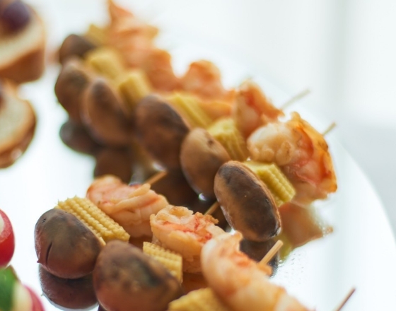 ガーリックシュリンプのピンチョスの画像